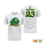 Load image into Gallery viewer, Crazy Ballz Mens White Sub Dye Jersey CTHULHU
