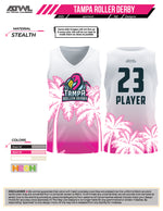 Load image into Gallery viewer, Tampa Bay Roller Derby Women's cut Sleeveless Jersey