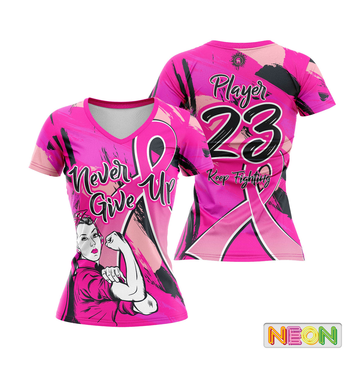 NGU Breast Cancer Awareness Women's full dye jersey – All The Way Live  Designs