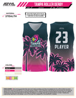 Load image into Gallery viewer, Tampa Bay Roller Derby Women's cut Sleeveless Jersey