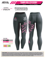 Load image into Gallery viewer, Tampa Roller Derby Women's Cut Leggings