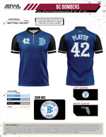Load image into Gallery viewer, Buffalo Creek Bombers Baseball Batting Jacket