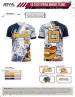 Load image into Gallery viewer, East Bay Spring 2026 Replica League Baseball Jerseys