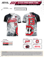 Load image into Gallery viewer, East Bay Spring 2026 Replica League Baseball Jerseys