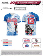 Load image into Gallery viewer, East Bay Spring 2026 Replica League Baseball Jerseys