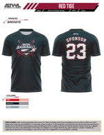 Load image into Gallery viewer, Red Tide Mens Cut Practice Full dye Jersey (Black)