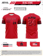 Load image into Gallery viewer, East Bay All Stars Mens Full dye Replica Jersey