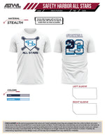 Load image into Gallery viewer, Safety Harbor All Stars White Sub dye jersey