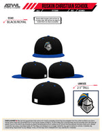 Load image into Gallery viewer, Ruskin Christian Black/Royal ES-342 Flex Fit Hat