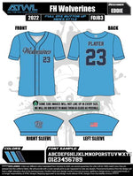 Load image into Gallery viewer, Wolverines Columbia Full Button Game Jersey