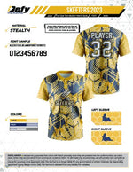 Load image into Gallery viewer, Skeeters Gold Honeycomb Men's Full-Dye Jersey