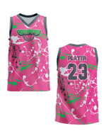 Load image into Gallery viewer, Hoop Dreams Neon Pink Basketball Women's basketball Full-Dye Jersey