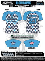 Load image into Gallery viewer, 2022 Fishhawk Carolina All Stars Mens 2 Button Full dye Replica Jersey