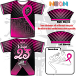 Load image into Gallery viewer, Fight For Love Cancer Awareness Youth Full Dye Jersey