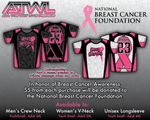 Load image into Gallery viewer, Stay Strong Mens Full Dye Jersey Long Sleeve Cancer Awareness
