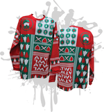 Load image into Gallery viewer, Christmas Pattern Splash Sweater