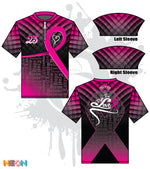 Load image into Gallery viewer, Fight For Love Cancer Awareness Batting Jacket