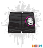 Load image into Gallery viewer, Distressed Women's Compression Shorts