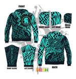 Load image into Gallery viewer, Haze Maze Full Dye Hoodie