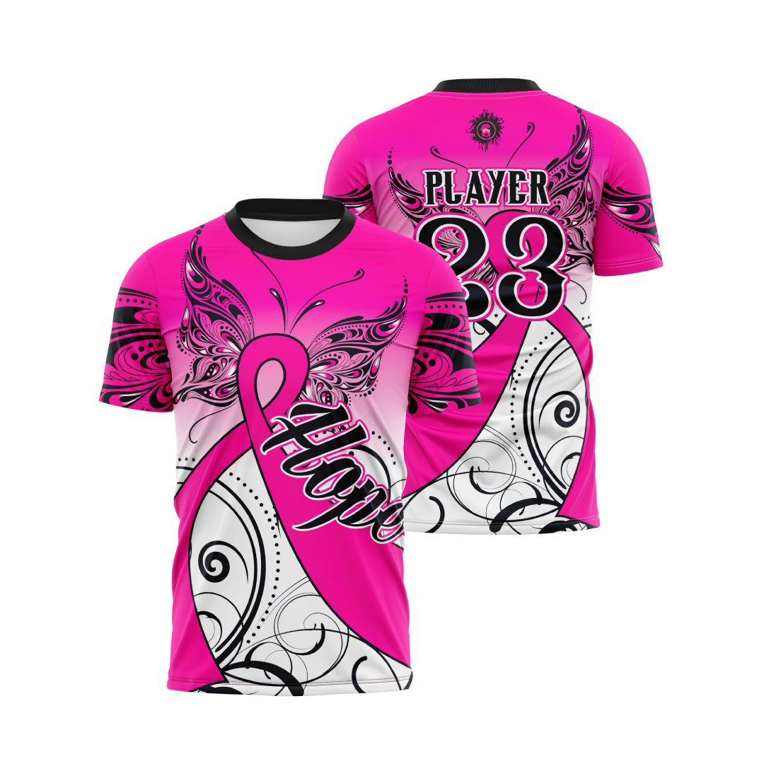 Hope Breast Cancer Awareness Men's Full Dye Jersey L