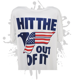 Load image into Gallery viewer, FREEDOM-Hit the F Out of It- Men's White Sub Dye Jersey