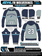 Load image into Gallery viewer, Wolverines Grey Full Dye Hoodie