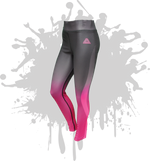 Load image into Gallery viewer, LINEAR LEGGINGS GRAPHITE/NEON PINK