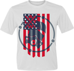 Load image into Gallery viewer, American Flag Men's White Sub Dye Jersey