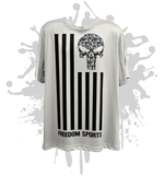 Load image into Gallery viewer, Freedom Punisher Flag Men's White Sub Dye Jersey