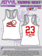 Load image into Gallery viewer, Tampa Heat Womens Sub dye Jersey