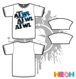 Load image into Gallery viewer, Repeat Design Mens White Sub Dye Jersey