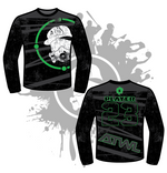 Load image into Gallery viewer, DISTRESSED GAS MASK LONG SLEEVE