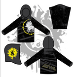 Load image into Gallery viewer, DISTRESSED GAS MASK HOODY