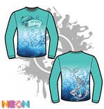 Load image into Gallery viewer, Gone Fishing Mens Full Dye Jersey Long Sleeve