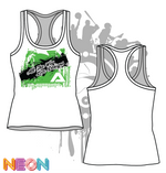 Load image into Gallery viewer, Affliction Women's White Sub Dye Tank Top