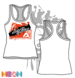 Load image into Gallery viewer, Affliction Women's White Sub Dye Tank Top