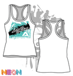 Load image into Gallery viewer, Affliction Women's White Sub Dye Tank Top