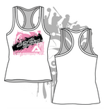 Load image into Gallery viewer, Affliction Women's White Sub Dye Tank Top