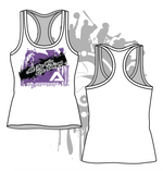Load image into Gallery viewer, Affliction Women's White Sub Dye Tank Top