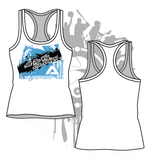 Load image into Gallery viewer, Affliction Women's White Sub Dye Tank Top