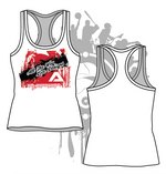 Load image into Gallery viewer, Affliction Women's White Sub Dye Tank Top