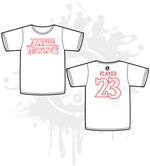 Load image into Gallery viewer, 80's TV Throwback White Sub-Dye Jerseys