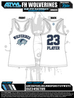 Load image into Gallery viewer, Wolverines Sub Dye Womens Racerback
