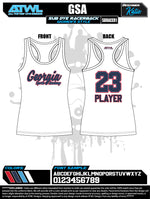 Load image into Gallery viewer, Georgia Sports Academy Sub Dye Womens Racerback