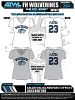 Load image into Gallery viewer, Wolverines Women's Sub Dye V-Neck