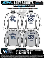 Load image into Gallery viewer, Lady Bandits Men's Long Sleeve Sub Dye Jersey 2