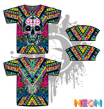Load image into Gallery viewer, Tribal Skull Unisex Full Dye Jersey