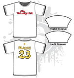 Load image into Gallery viewer, 80's TV Throwback White Sub-Dye Jerseys