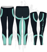 Load image into Gallery viewer, Honeycomb Black Womens Leggings