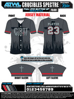 Load image into Gallery viewer, Spectre Crucibles Full Button Game Day Jersey